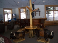 Buffalo Circle Bench