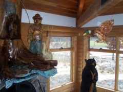 Fisherman with a Duck