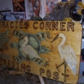 Gracie's Corner Trading Post Sign