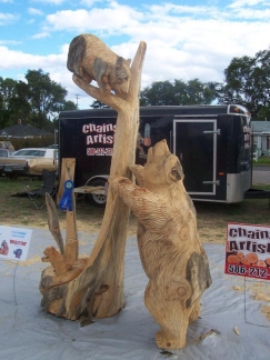 Two bears and a Squirrel