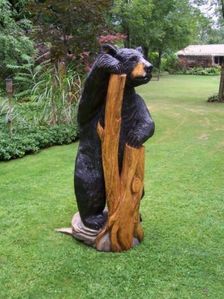 Bear with a Stump 2